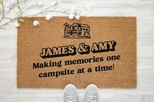 Caravan doormat Perzonalised Doormat -Customized Outdoor Rug -Housewarming Gift