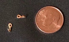 HIGH QUALITY Sulser Saddlery Traditional 1:9 Model Horse Scale HOOKS Gold-toned