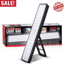 Portable Light Bar Rechargeable LED Light Home W/ Stand 1000 Lumens Brightness