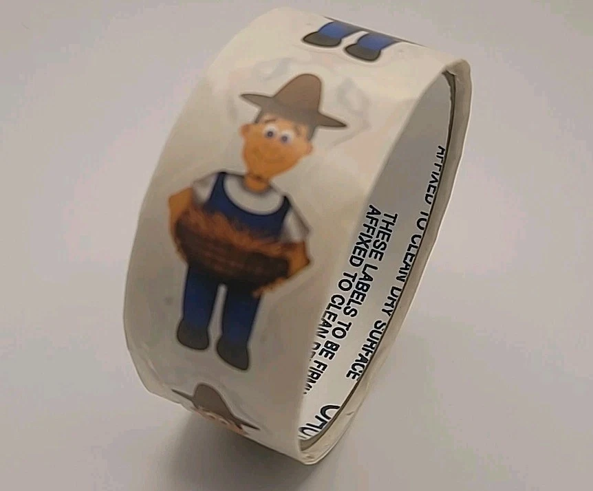 Rollo de pegatinas vintage de canasta de granjero de los 80 lote/31 álbumes de recortes artesanales nuevos en stock Foto 3 de 4