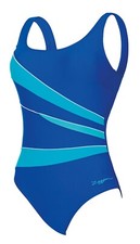 Zoggs Casuarina Scoop Back Swimsuit Size 8 Shapewear Support Noble