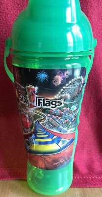2010 COCA COLA Six Flags COLLECTIBLE / SOUVENIR REUSABLE Drink Cup