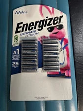 Energizer Ultimate Lithium AAA 18 Batteries EXP: 12-2048 SEALED Brand New