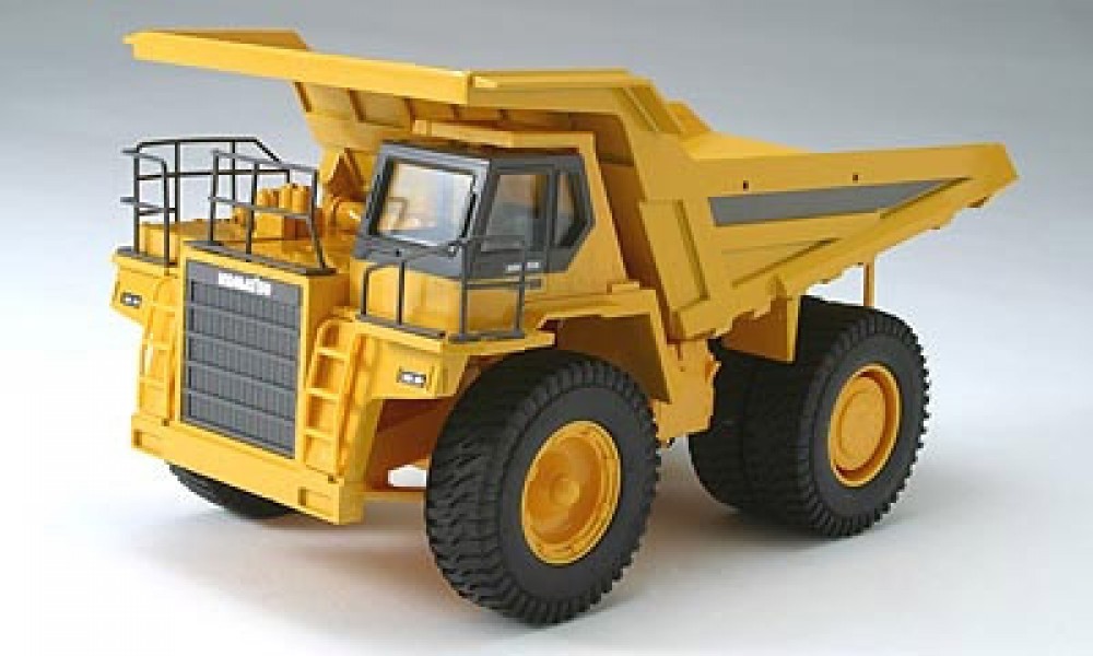 New! Komatsu yellow dump truck HD785 1/45 Diecast Model f/s from