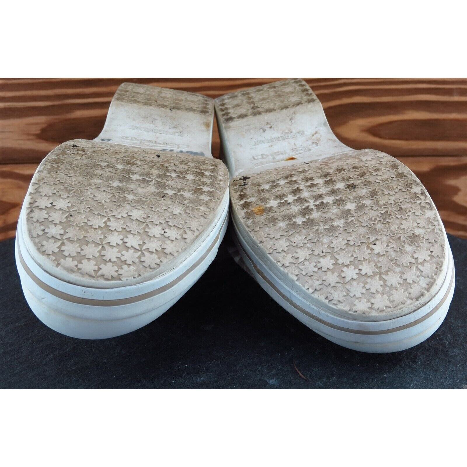 Dansko Size 38 M Beige Clog Shoes Fabric Women - image 8