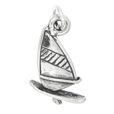Sterling Silver Windsurfing Board Charm