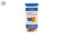 Dental Hygienist Silicone Color Code Instrument Rings - 60/ box Assorted Colors