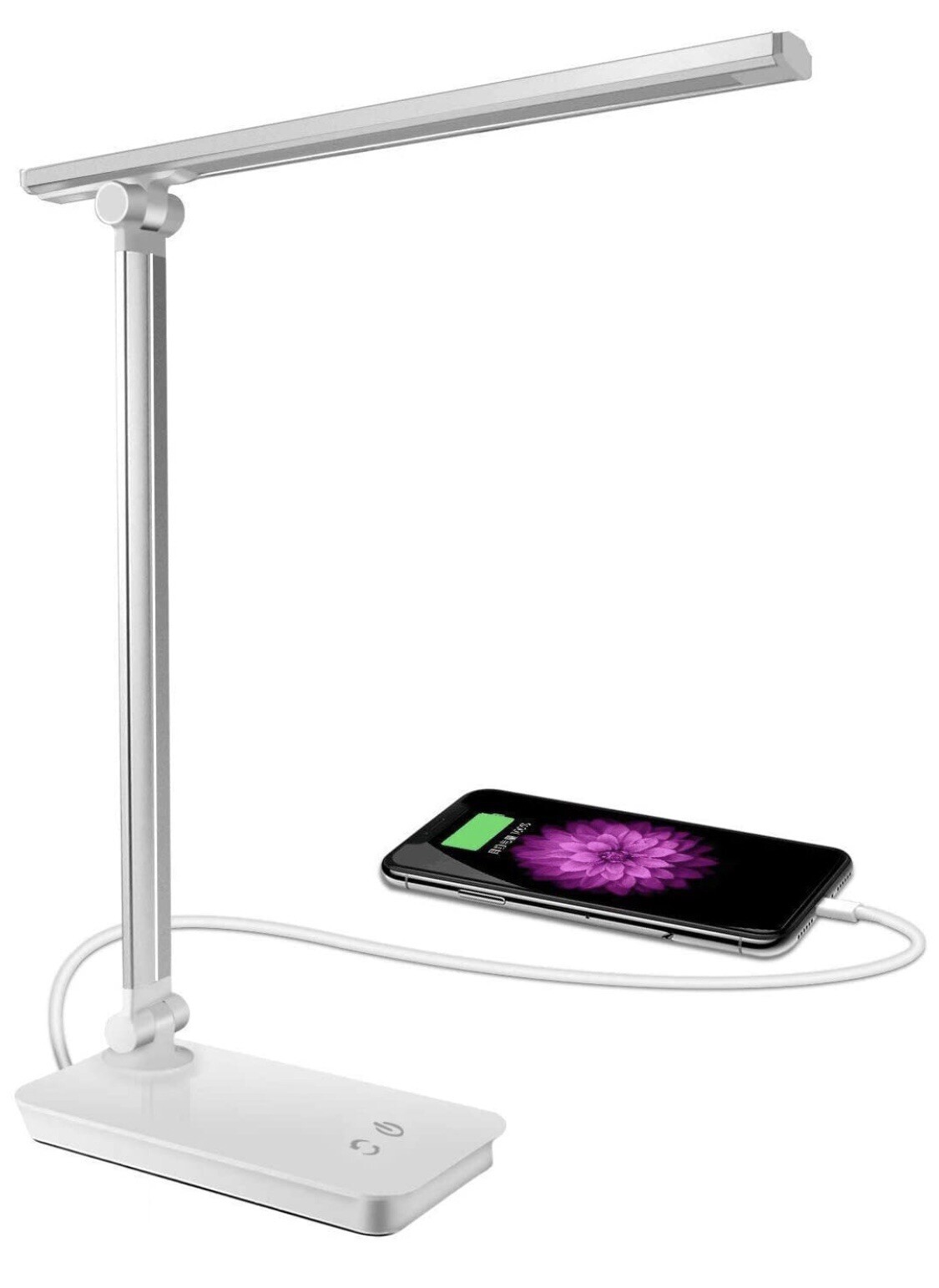 Lampada LED Scrivania Smart con Ricarica Rapida Wireless e Touch