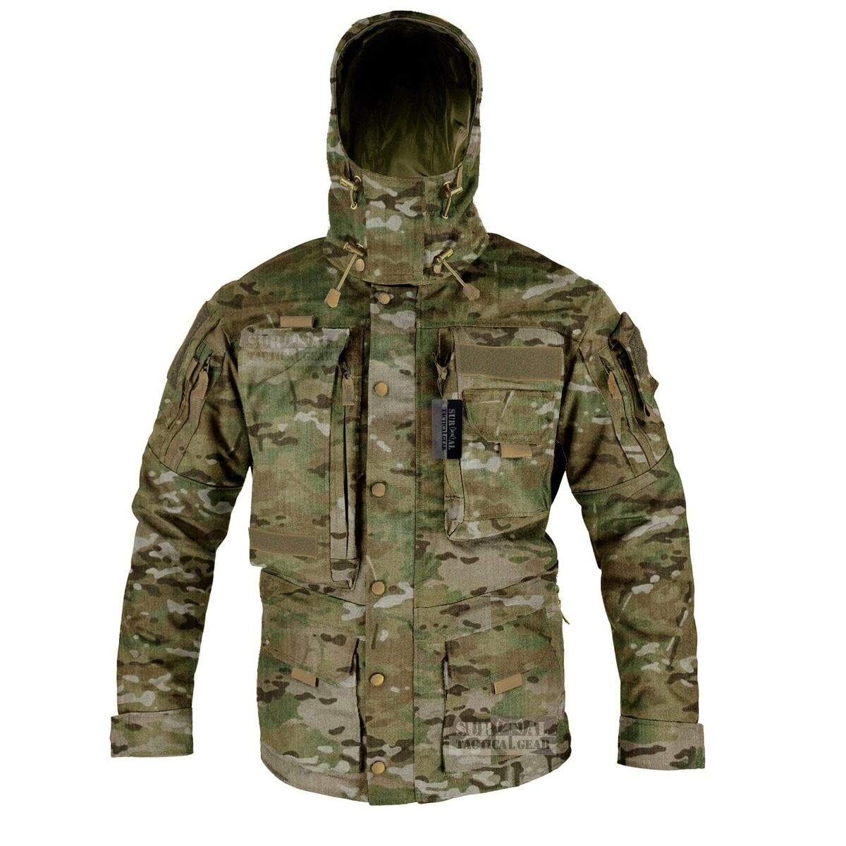 Outdoor Heavy Duty Tactical Jacket MOLLE Detachable Hooded Outdoor Heavy Duty Tactical Jacket MOLLE Detachable Hooded