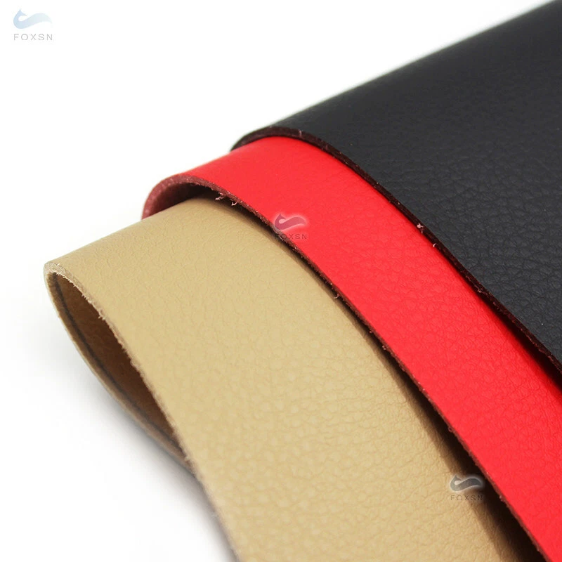 Panel de manija de puerta interior sintético hágalo usted mismo reposabrazos tablero de instrumentos tapa de cubierta de cuero 1,2 mm Foto 3 de 4