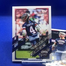 Lyle Thompson #32 Card 2021 Topps Cannons Lacrosse Club PLL First Edition