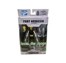 TMNT BST AXN Foot Assassin YELLOW ASSASSIN 5" Figure LE Collector's Card NTM