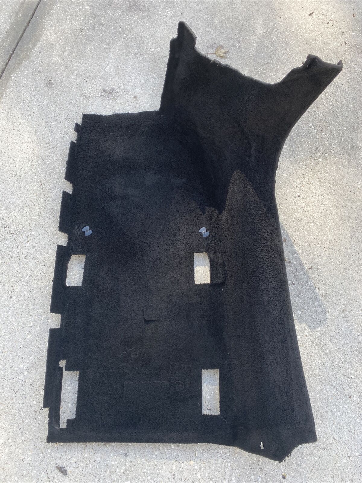 Ferrari 458 Italia Spider RH, Right Floor Carpet, Black, Used P/N 83007896