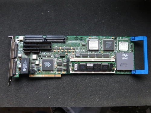 American Megatrends PCI 16MB SCSI Dual Channel Raid Controller Card