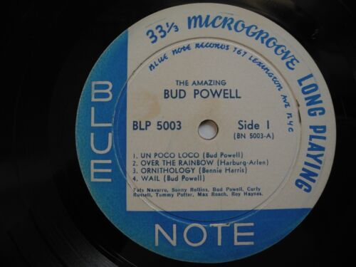BUD POWELL The Amazing 10" LP 1953 US Blue Note 5003 ear flat DG Lex VG+/VG(+) - Imagen 3 de 8