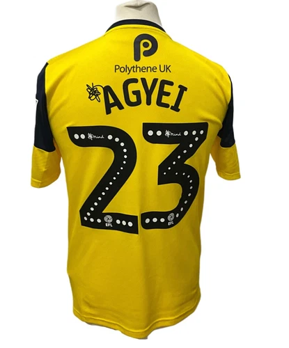 2019 2020 Oxford United Agyei Match Worn Football Shirt Medium Jersey