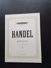 PARTITION - HANDEL - Sonates