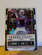 2020 Contenders Season Ticket Cracked Ice Tony Pollard