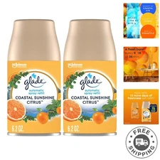 Automatic Spray Refills, Air Freshener, Coastal Sunshine Citrus, 6.2 oz, 2 Count