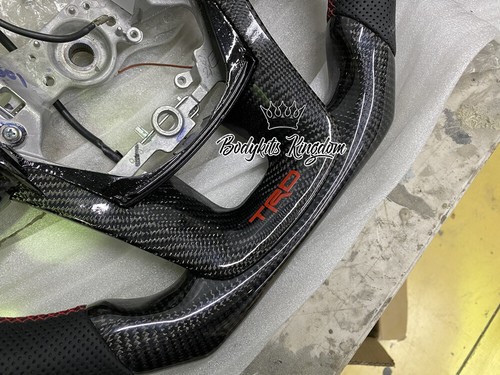 toyota hilux rocco vigo carbon fiber steering wheel trd kit grill flare fender - Picture 4 of 21