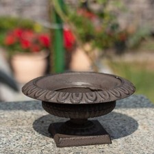 Französische Vase aus Gusseisen, Blumenvase, Gartendeko