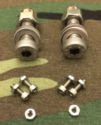 EDELSTAHL OPTI SCHRAUBEN UND HAKOHRBOLZEN PASSEND FÜR 2x OLD SCHOOL BISSALARME