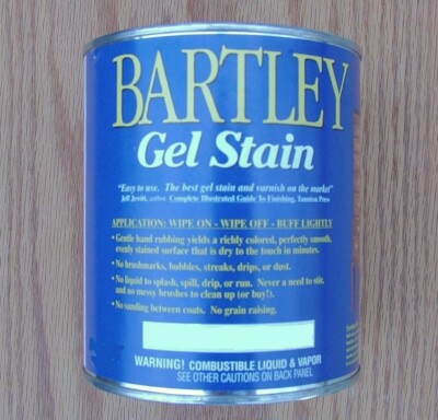 Bartley Gel Stain & Clear Satin Finish 1/2 Pint