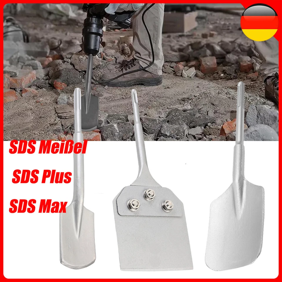 SDS Max Profi Schaufel Meißel 115 x 460 mm Spaten für Abbruchhammer Stemmhammer - Bild 2 von 4
