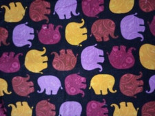 jungle elephant fun fabric ribbed length 13 x 10 inch 1pc