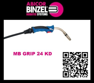 ABICOR BINZEL MB GRIP 24 KD KZ-2 4,0m Draht Ø 0,8 - 1,2 mm# 012.0252 luftgekühlt