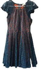 Pins & Needles Fit & Flare Lace Overlay Dress Size M