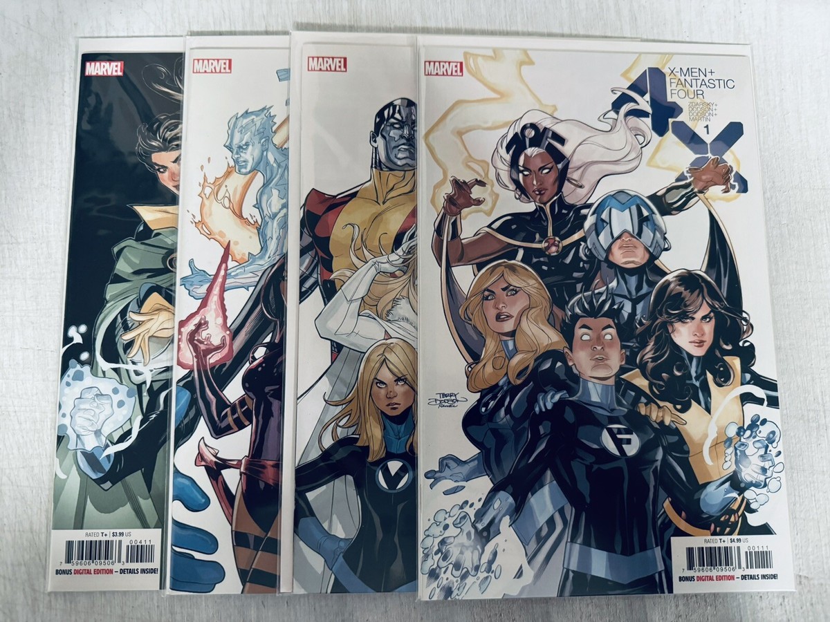アメコミ・英語　X-MEN＋FANTASTIC FOUR: 4X MARVEL COMICS 4X #1 X-MEN FANTASTIC FOUR 9.4+ MAX SHIPPING