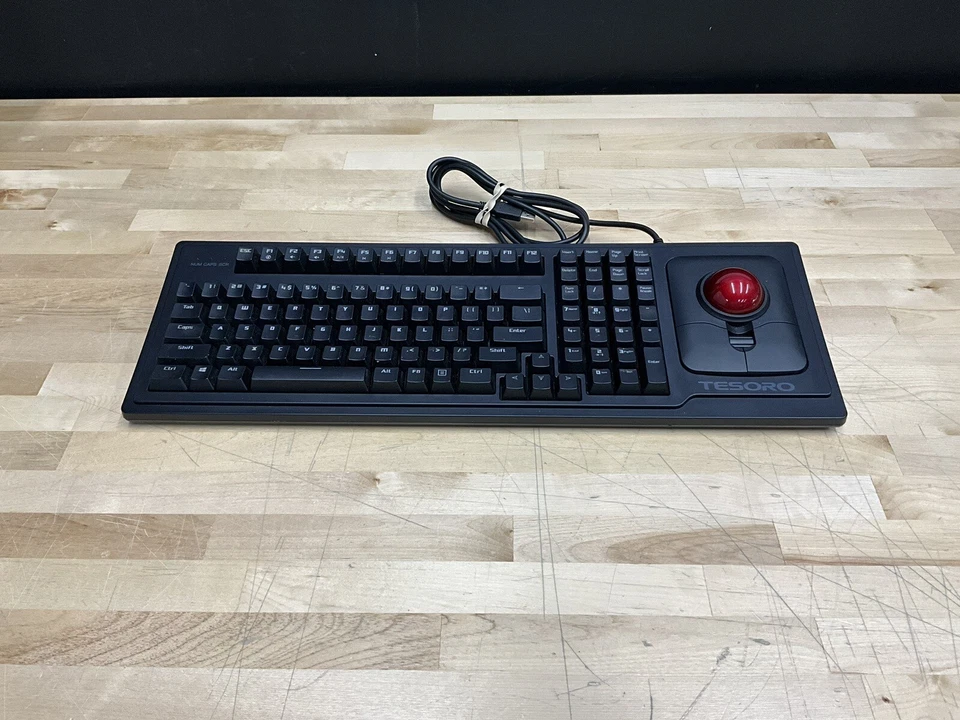 Tesoro Model TS-G6TL Harpe TL Trackball Illuminated Mechanical Gaming Keyboard - Image 3 of 4