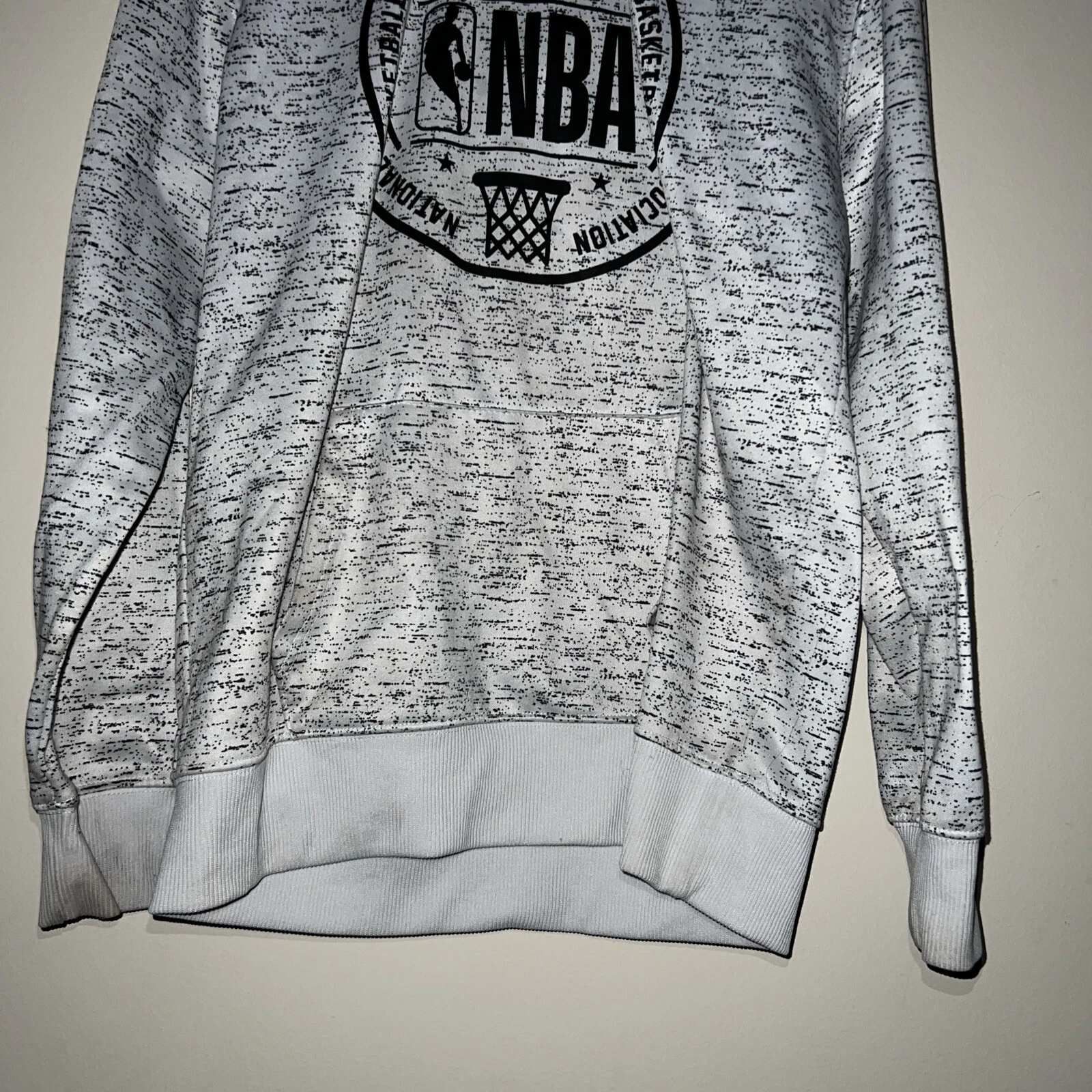 VETEMENTS Felpa con cappuccio abbigliamento con licenza NBA basket abbigliamento uomo piccola