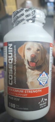Cosequin Plus MSM Joint Health Supplement for Dogs - 180 Chewable Tablets 