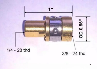 Mig Gun Tip Adaptors Gas Diffuser 169-716 169716 Fits M10/M15