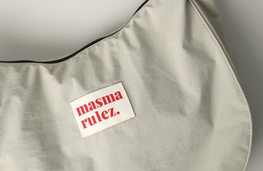 Masmarulez] Korean Halfmoon Cross Bag Unisex, Waterproof