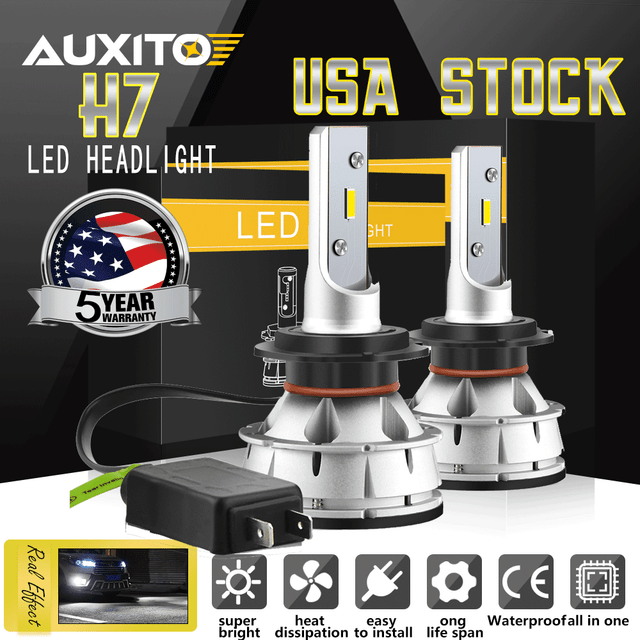T7 Series Led Headlight Bulb H7 High Low Beam All In One For Vw Jetta 2014 2017