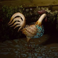 Solar LED Garden Ornament Light Up Hen Outdoor Lighting Chicken Colour Changing