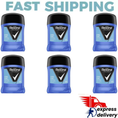 Rexona Men Xtra Cool Stick Deodorant 48H Anti-perspirant 40g ( Pack of 6 )
