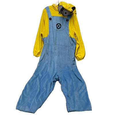 NWT Minion Halloween Costume Adult M 32-4 Kevin Jumpsuit
