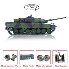 Heng Long 1/16 7.0 German Leopard2A6 Infrared BB Shooting RC Military Tank 3889