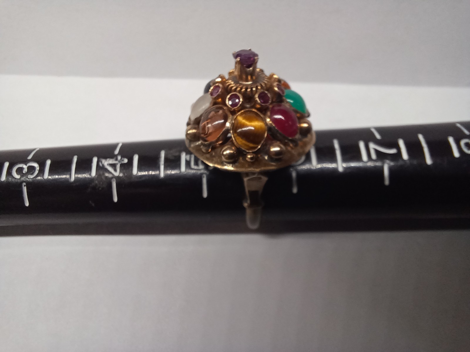 Vintage 10k Ruby / Gemstone Ring - image 6