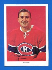 BILL BILLY HICKE 1963-65 CHEX CEREAL PHOTOS CANADIENS NHL HOCKEY CARD