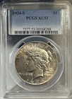 1934-S $1 Peace Silver Dollar ~ PCGS AU53