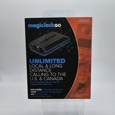 Magic Jack Go VOIP Phone Adapter Portable Home and On-The-Go Digital Phone
