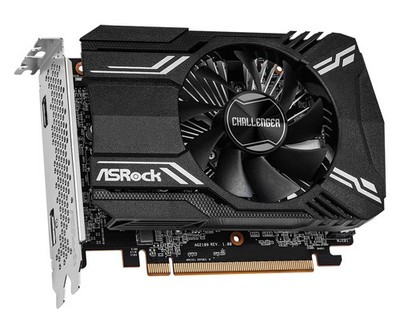 AMD Radeon RX 6400 Challenger ITX 4GB GDDR6 0dB Cooling 16 Gbps Graphics Card
