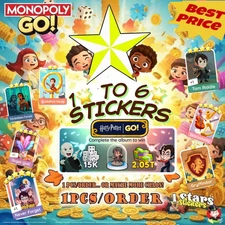 🆕HARRY POTTER🧣ALL  1⭐ TO 6⭐STICKERS➕GOLDEN BLITZ➕🧸TOYSHOP PARTNERS SLOTS❤