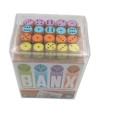 Getta1Games BANX Poker Dice Game Family Night - A Classic Dice Game w/ a Twist