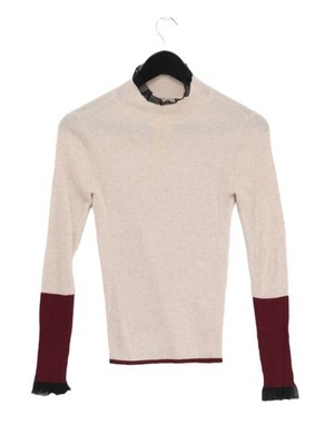 Mind Bridge Damen Pullover XXS Creme Polyester